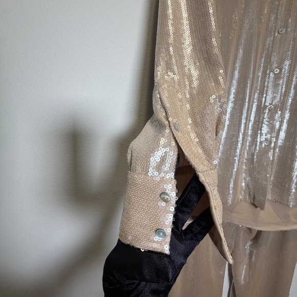 Retrofête JACE SEQUIN TOP Size: M Original Price $395 *Pants Avail Separately* - Picture 8 of 12